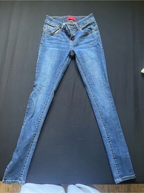 Wax Jean Women's Skinny Jeans - Medium Blue Wash